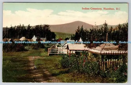 R767155 B C Hazelton Indian Cemetery Valentine Grand Trunk Pacific Railway