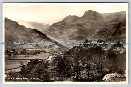 R767373 Langdale Pikes and Bowfell G P Abraham Keswick RP