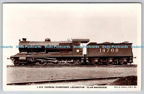 R768005 L M S Express Personenzuglok Clan Mackenzie W E Mack London Sepia