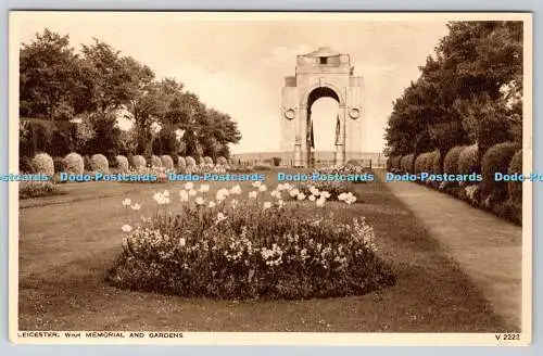 R768076 Leicester War Memorial and Gardens Photochrom Graphic Studios Tunbridge