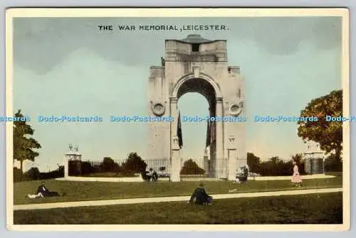 R768077 Leicester The War Memorial E T W Dennis London Scarborough