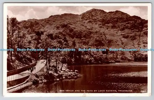 R769247 Trossachs Ben Veranstaltungsort und der Weg von Loch Katrine J B White Dundee RP 193