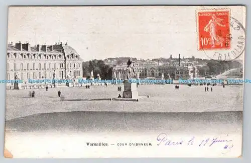 R769268 Versailles Cour D Honneur Postkarte