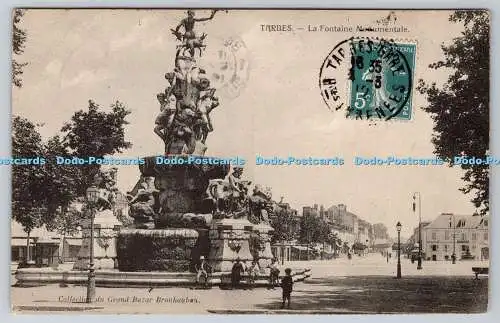 R769272 Tarbes La Fontaine Monumentale Collection du Grand Bazaar PM Brussel Bru