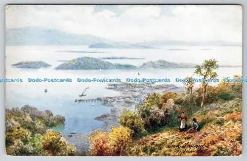 R768178 Loch Lomond The Islands Tuck Oilette Serie II 7538 H B Wimbush