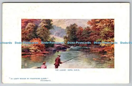 R768181 The Llugwy Capel Curig Picturesque Wales Tuck Oilette No 9718