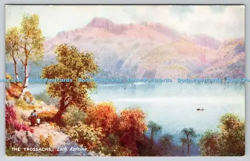 R768193 Loch Katrine The Trossachs Tuck Oilette No 8944 H B Wimbush