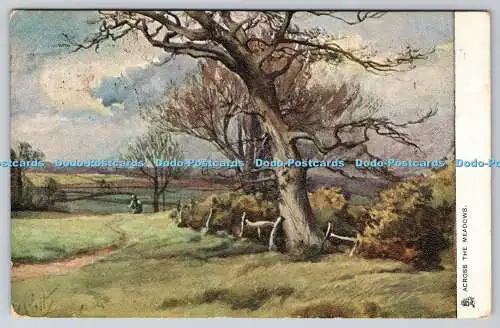 R768199 Across the Meadows Country Charms Tuck Oilette 1407