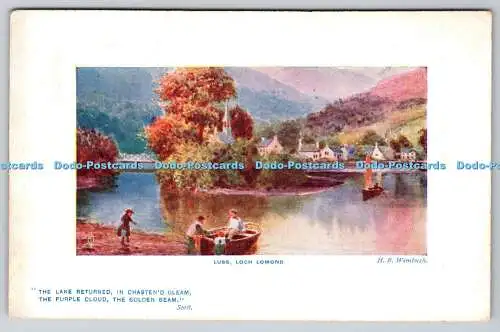 R768205 Luss Loch Lomond Tuck Oilette No 9746 H B Wimbush