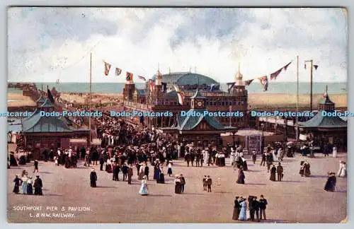 R768210 Southport Pier and Pavilion L and N W Railway McCorquodale 1914