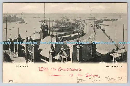 R768236 Southampton Royal Pier 1905