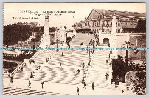 R769414 Marseille Escalier Monumental de la Gare St Charles Senes et Arnal