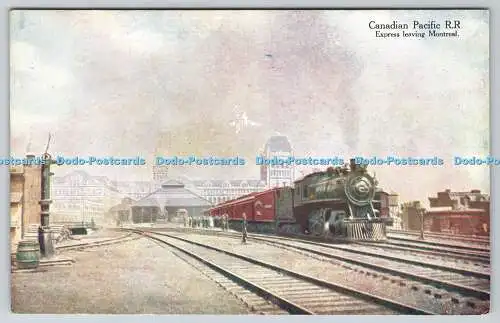 R768264 Canadian Pacific R P Express Leaving Montreal The Alpha London No 1416