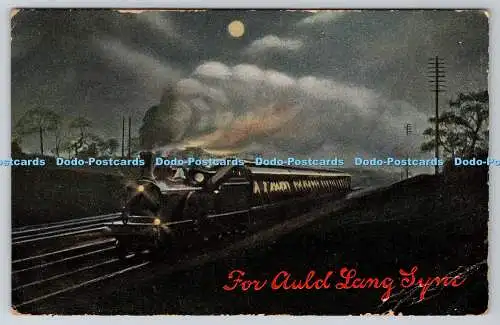 R768271 Midland Railway Leeds Express Valentine Serie Postkarte