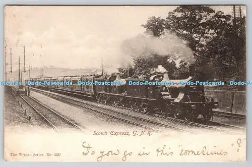 R768275 G N R Scotch Express The Wrench Series No 2287 PM Yelverton 1904