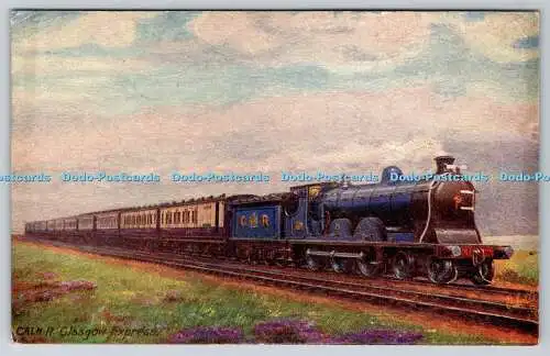 R768277 Caln R Glasgow Express Scotch Expresses Tuck Oilette No 8619