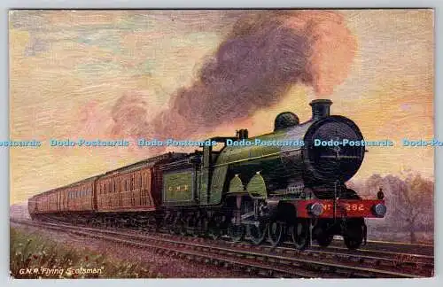 R768281 G N R Flying Scotsman Famous Expresses Tuck Oilette Series IX No 9662