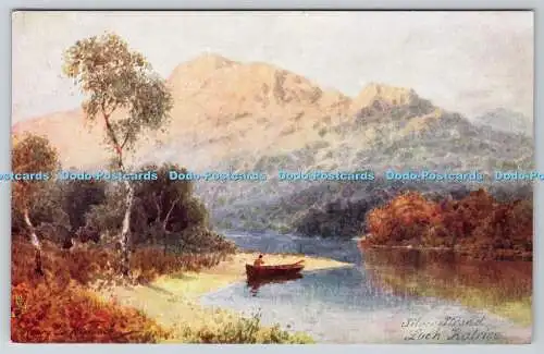 R768286 Loch Katrine Silver Strand Picturesque Lochs of Scotland Tuck Aquarette