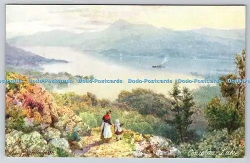 R768287 Coniston Lake Picturesque English Lakes Tuck Oilette 7288 H B Wimbush