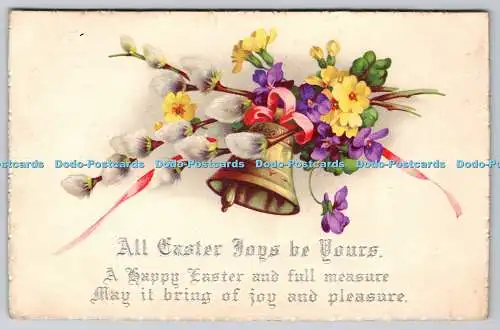 R769461 All Easter Joys be Yours Flowers Bell 1937