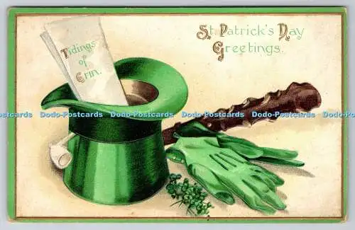 R770013 St Patrick Day Gruß Botschaft von Erin Philco St Patrick Day Serie Nr.