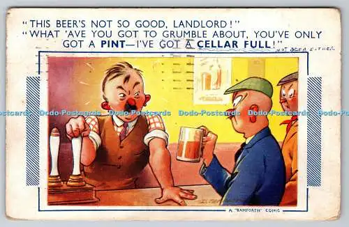 R770034 This Beer Not So Good Landlord Bamforth and Co Ltd Comic Series No 971 D