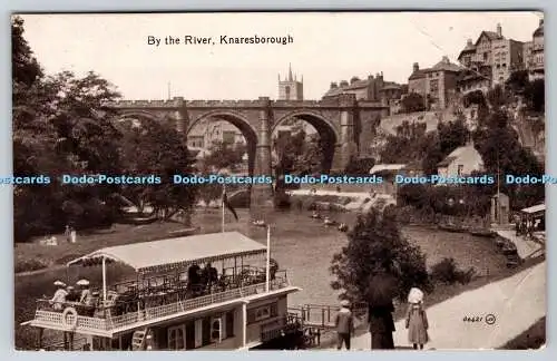 R768387 Knaresborough By The River Valentine Serie Britische Manufaktur 1918