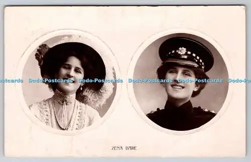 R768390 Zena Dare Rotary Photographic Circle Plate Sunk Series RP 1909