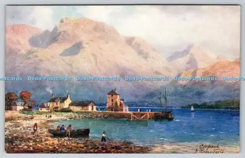 R768401 Corpach and Ben Nevis Bonnie Scotland Fort William Tuck Oilette 7688 H B