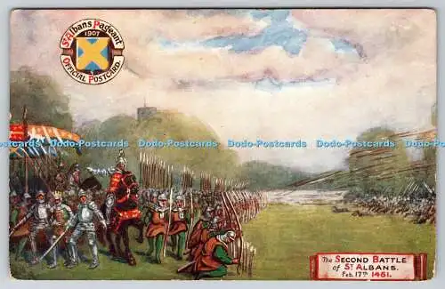 R768402 The Second Battle of St Albans Pageant Tuck Oilette Ser III 9512 J N Bol