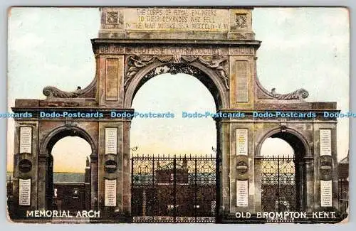 R770068 Kent Old Brompton Memorial Arch Thornton Bros No 1006