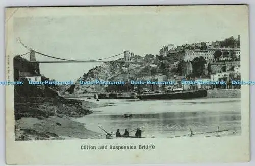 R770091 Clifton und Hängebrücke Valentines Serie 1902