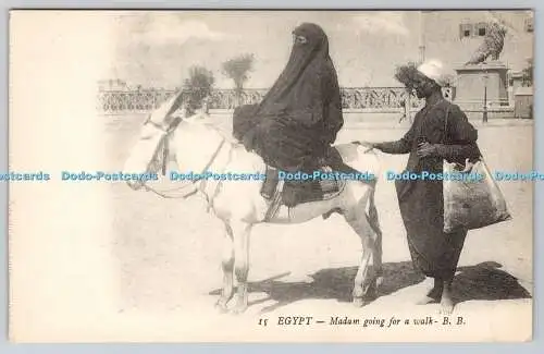 R770099 Egypt Madam Going for a Walk B B