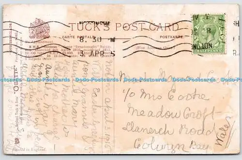 R770108 H M S Koloss Raphael Tuck und Söhne Oilette Postkarte Nr 8642