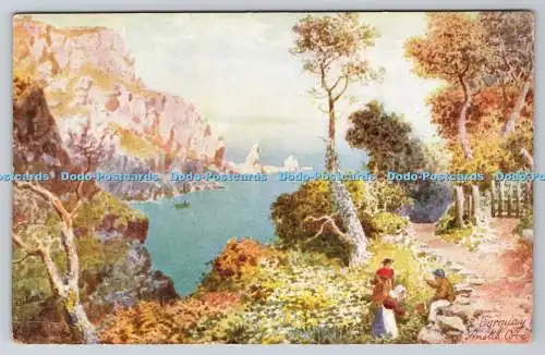 R768454 Torquay Anstey Cove Tuck Oilette Serie I 7366 H B Wimbush 1905