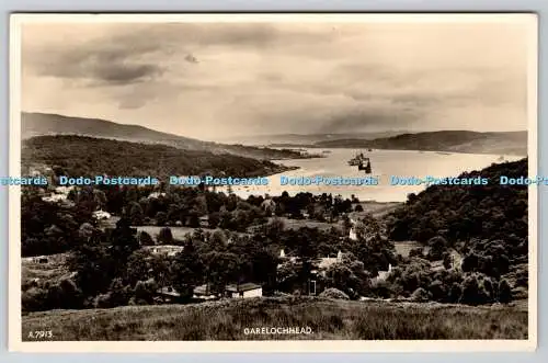 R768469 Garelochhead J B White Dundee RP PM Helensburgh Dumbartonshire 1954