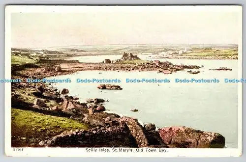 R768524 Scilly Isles St Mary Old Town Bay Bild Postkarte