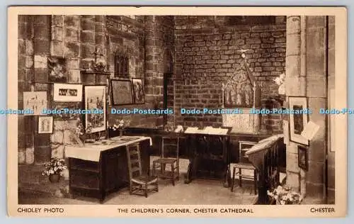 R770247 Chester Cathedral The Children Corner Childey Photo 1938