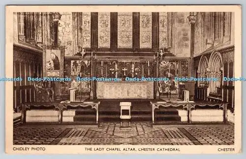 R770248 Chester Cathedral The Lady Chapel Altar Childey Photo