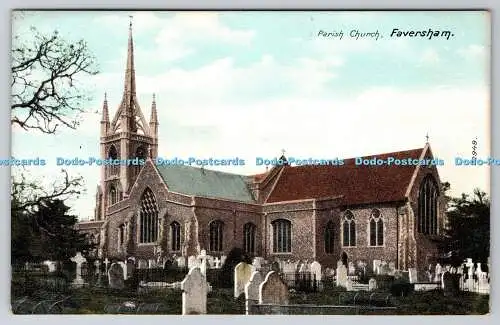 R770258 Faversham Pfarrkirche Postkarte