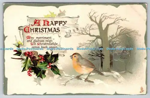 R770268 A Happy Christmas Raphael Tuck and Sons Christmas Series No C 5035