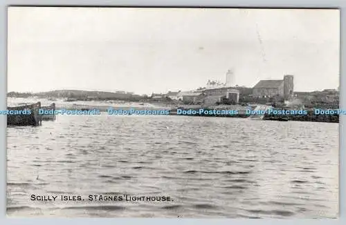 R768612 Scilly Isles St Agnes Lighthouse Photochrom London