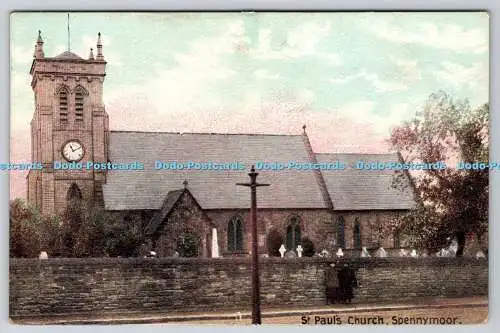 R768714 Spennymoor St Pauls Church G W R Bp Auckland 1907