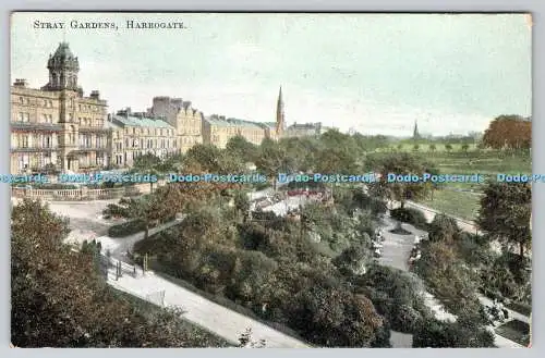 R768777 Harrogate Stray Gardens Postkarte