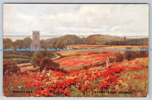 R768796 Poppyland Overstrand Church Rounce and Wortley Cromer Sheringham C W Fau