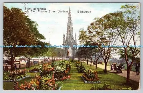 R770486 Edinburgh Scott Monument and East Princes Street Gardens Durie Brown and