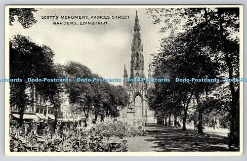 R770488 Edinburgh Scott Monument Princes Street Gardens E T W Dennis and Sons Lt