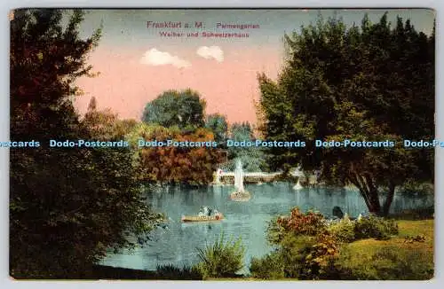 R770495 Frankfurt a M Palmengarten Weiher und Schweizerhaus Nr 127