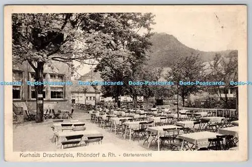 R770499 Kurhaus Drachenfels Rhondorf a Rh Gartenansicht Ernst Toell