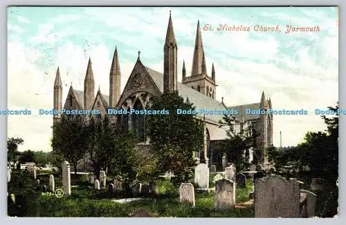 R770534 Yarmouth St Nicholas Church Valentines Serie 1906